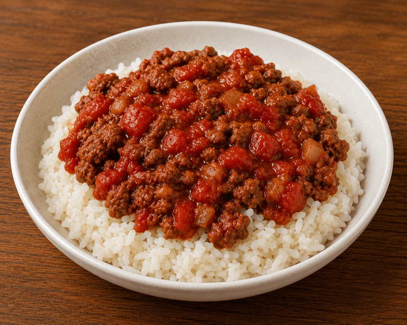 Beef Chilli with Rice