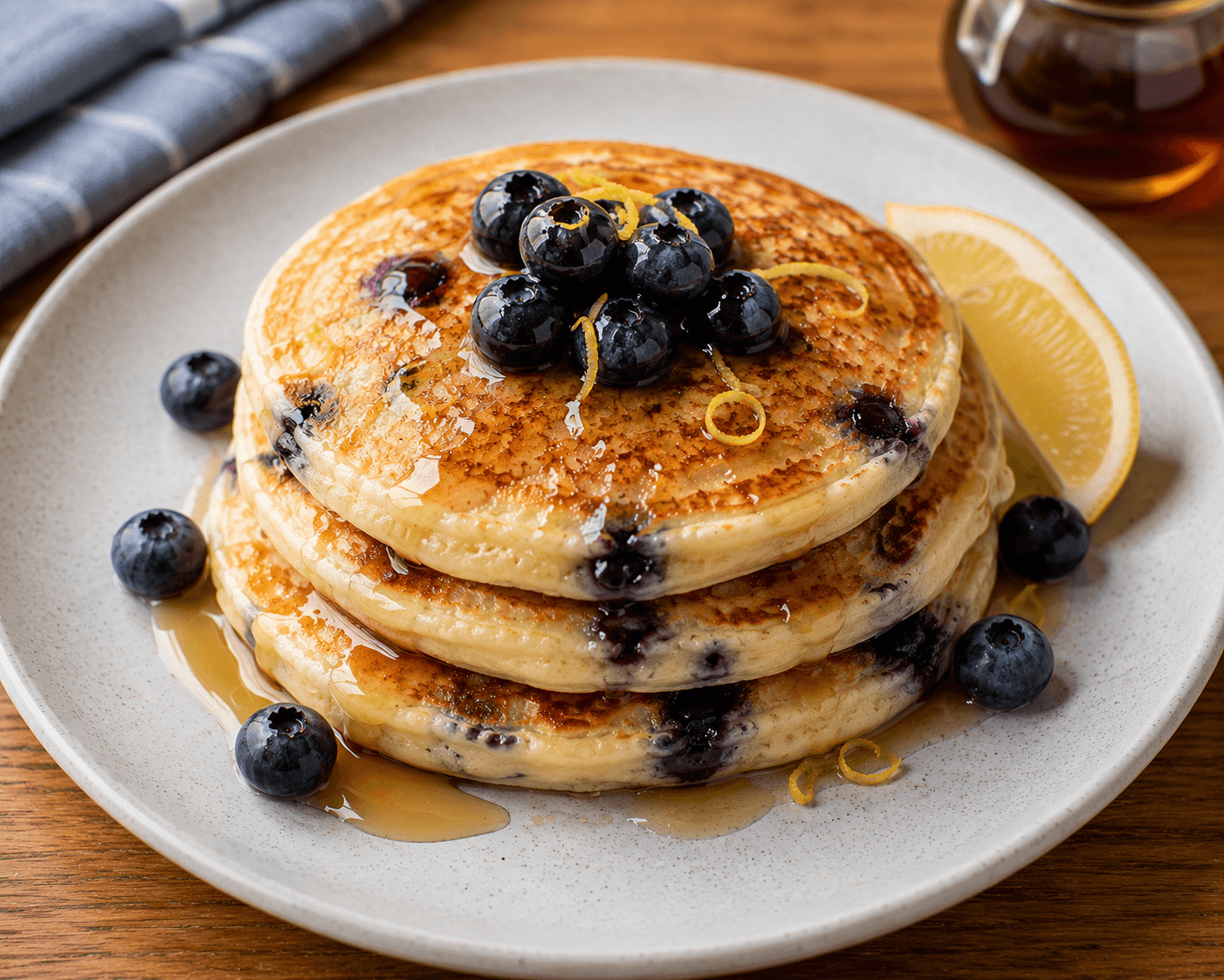 Blueberry & Lemon Pancakes