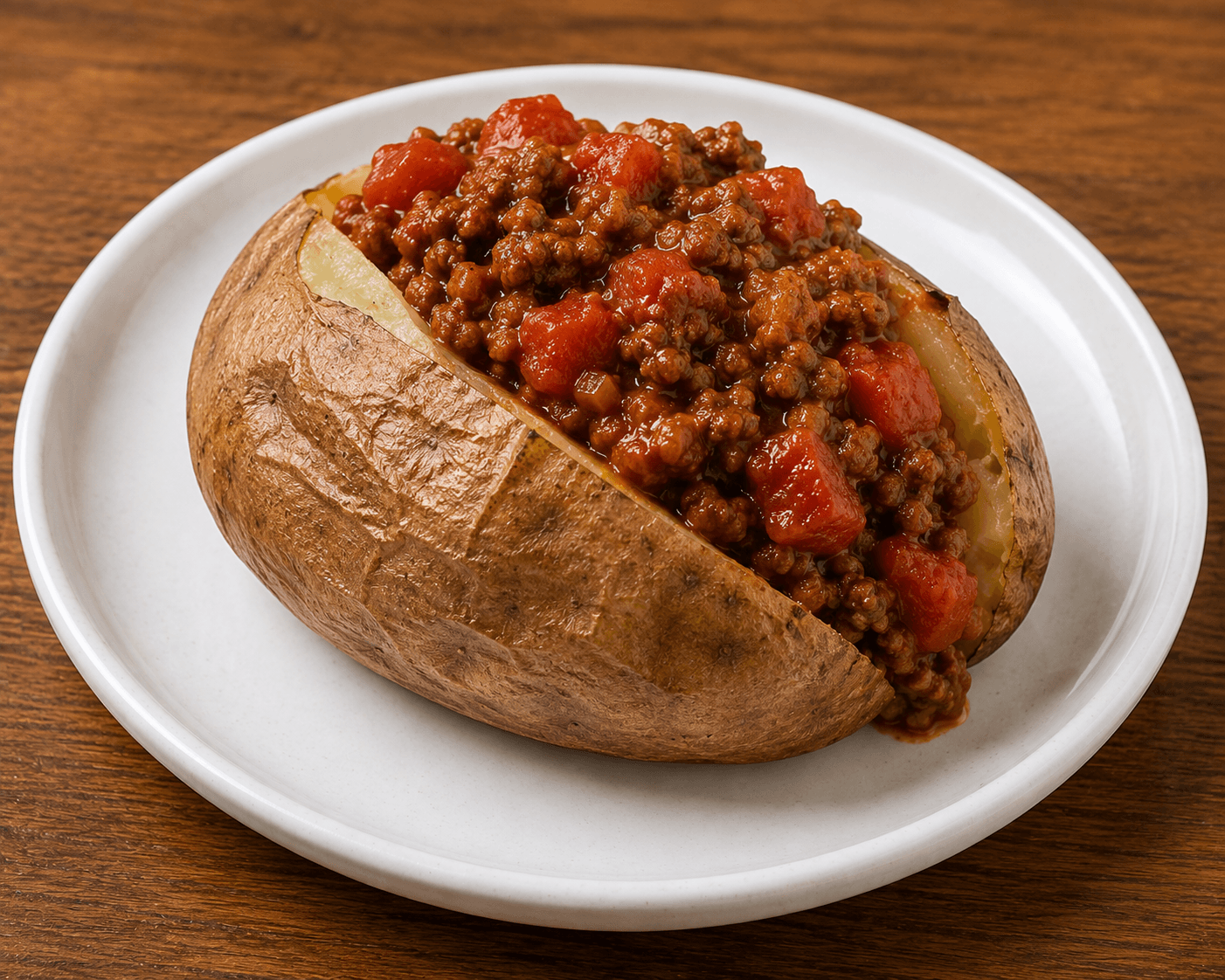 Jacket Potato with Beef Chilli