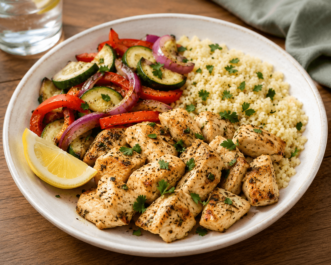 Lemon & Herb Chicken with Couscous