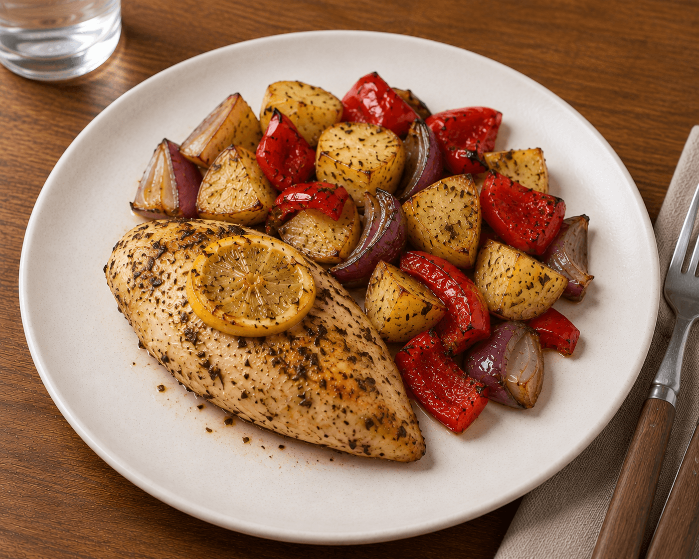 Lemon & Herb Chicken Tray Bake