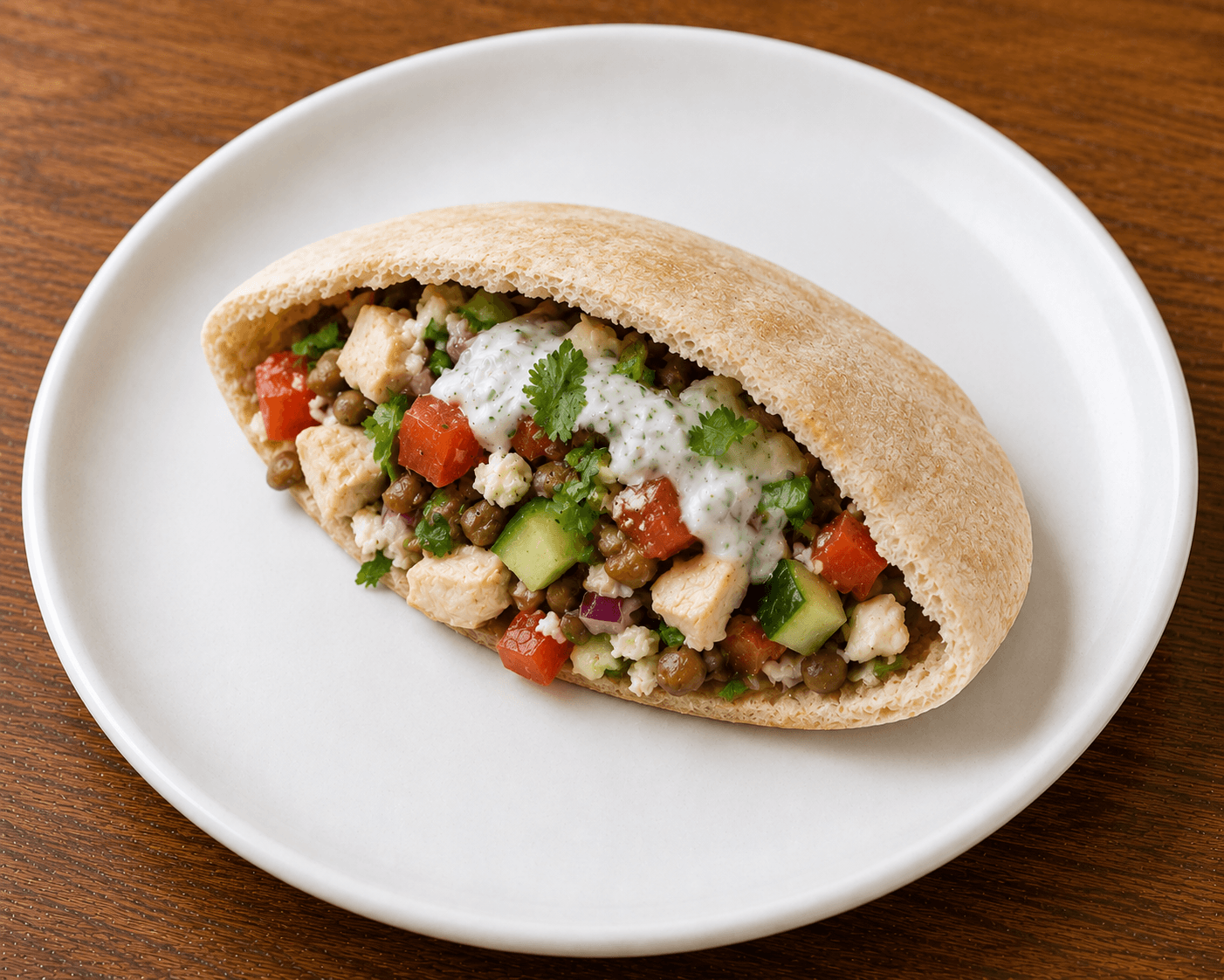Mediterranean Chicken Pitta