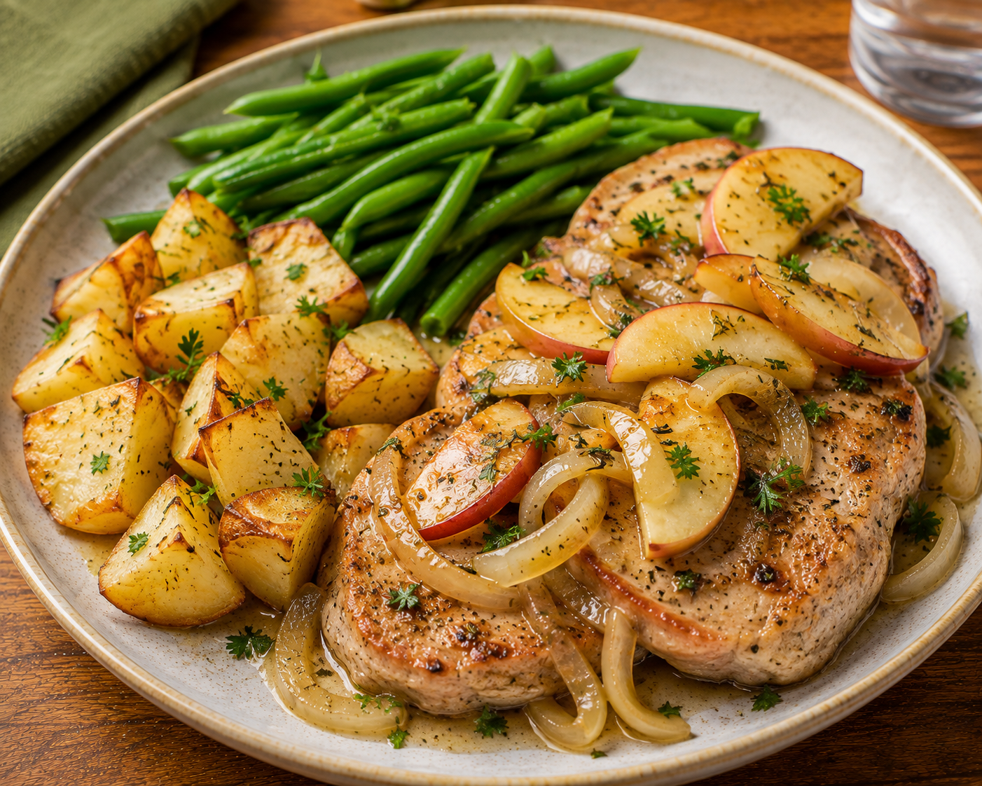 Pork & Apple with Potatoes
