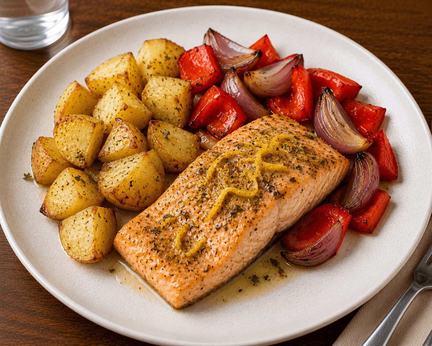 Salmon with Lemon & Herbs