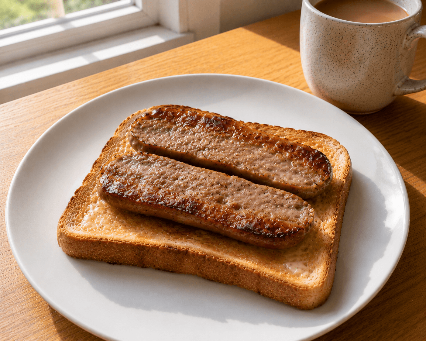 Sausage on Toast