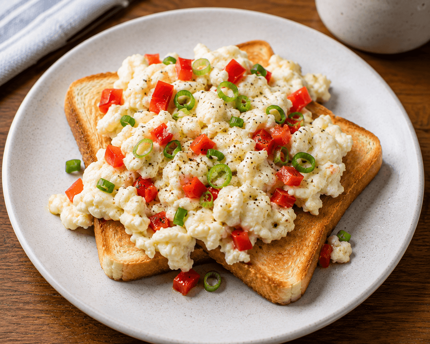 Scrambled Egg & Red Pepper Toast
