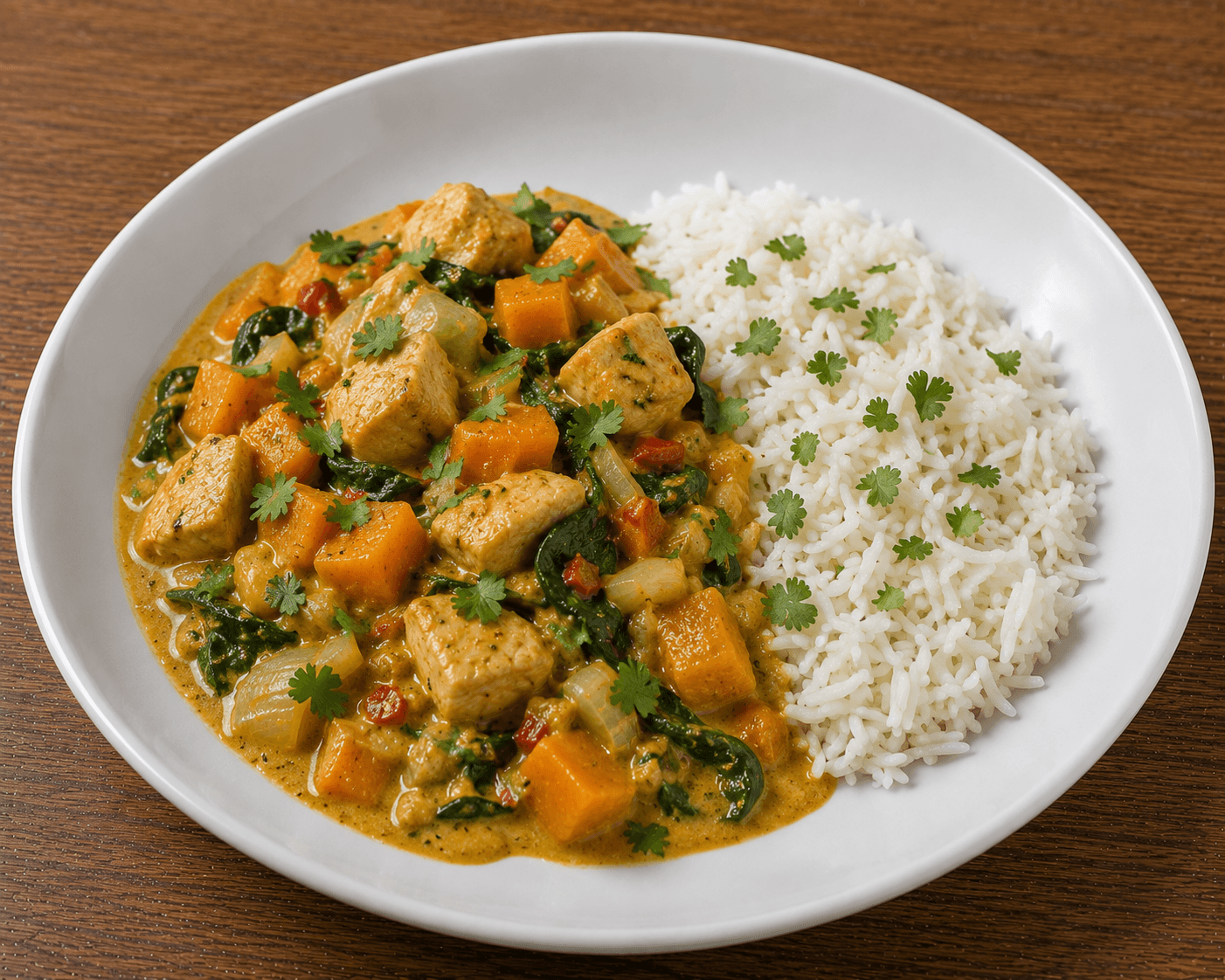 Turkey Curry with Basmati Rice